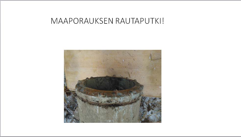 Kaivon korjauksen työvaihe