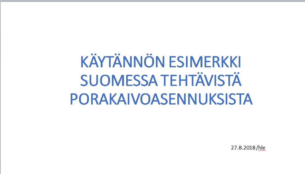 Ruostunut porakaivorakenne