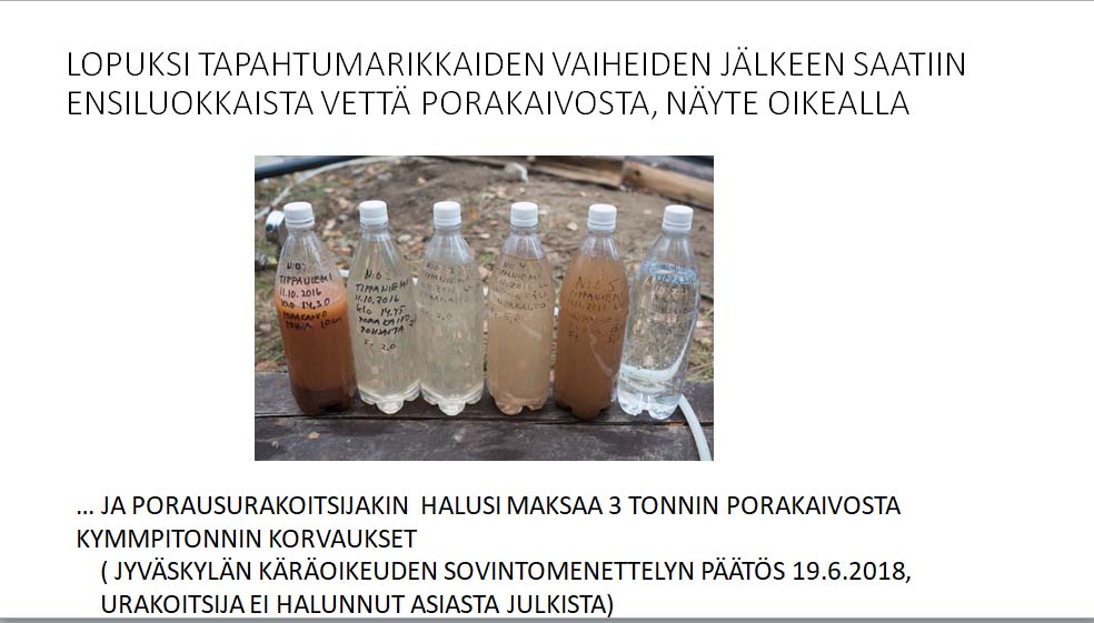 Porakaivon korjaushavainto